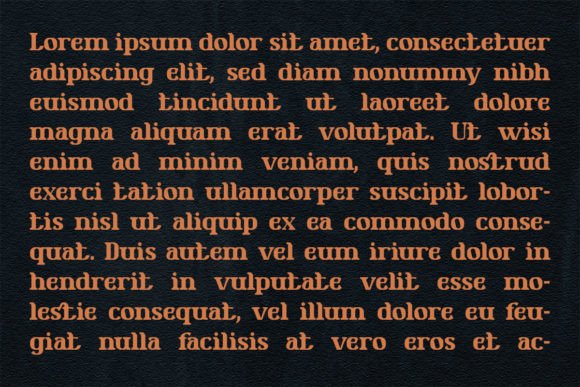 Romansa Vintage Font PNG with transparent background - Preview 3