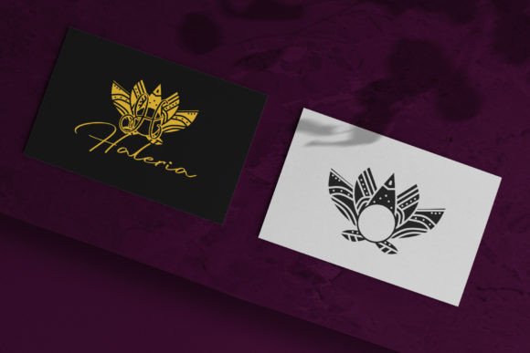Seed Lotus Mandala Font PNG with transparent background - Preview 1