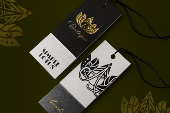 Simple Lotus Mandala Font PNG with transparent background - Preview 2