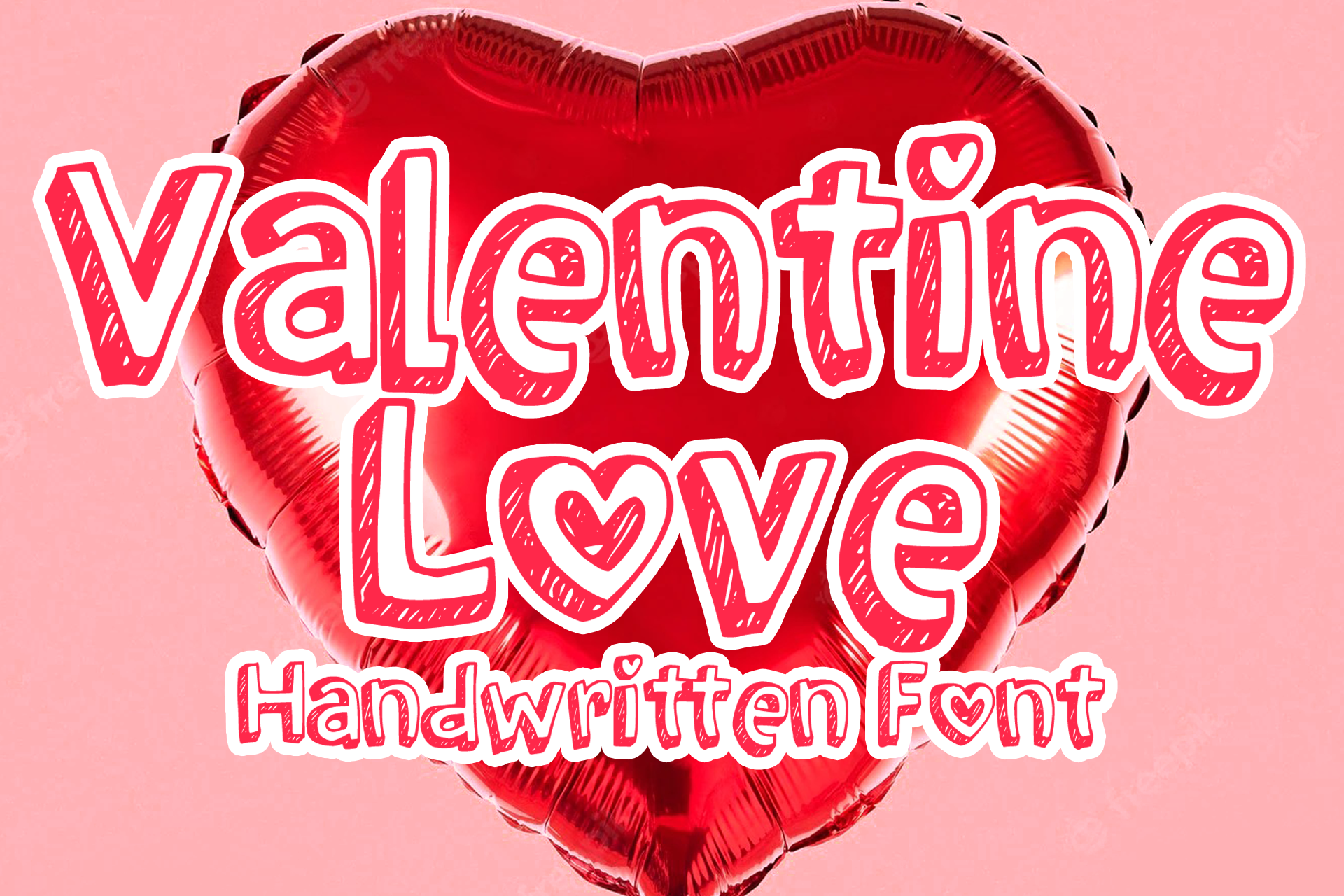 Valentine Love preview, sweet display font