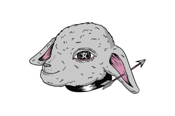 Evil Sheep Head