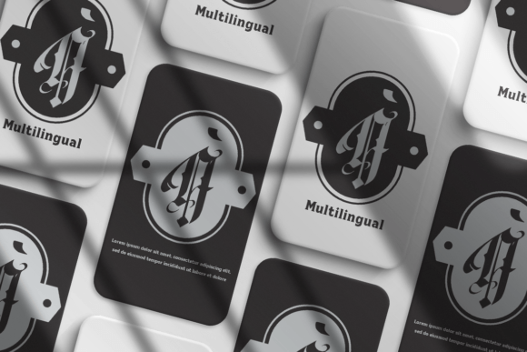 Antithesis Letter Font - Preview 2