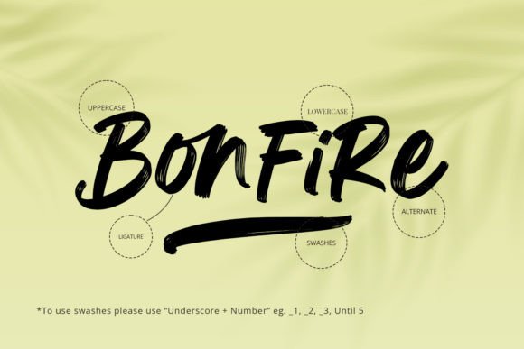 Bonfire Font - Preview 1