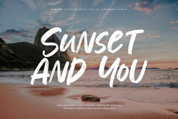 Bonfire Font - Preview 2