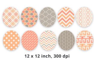 Brown and Peach Digital Paper Background Graphic by Lemon Paper Lab ...