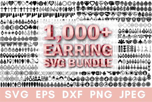 Leather & Boho Earrings SVG Collection (1000+ Designs)