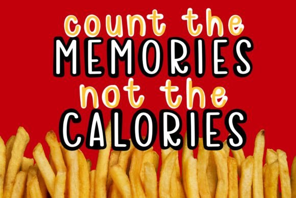 French Fries Font - Preview 1