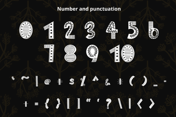 Fun Variety Font PNG with transparent background - Preview 2