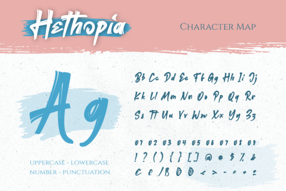 Hethopia Font PNG with transparent background - Preview 1