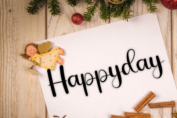 Holiday Font - Preview 3