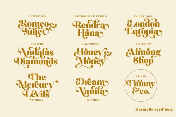 Karmella Font PNG with transparent background - Preview 2