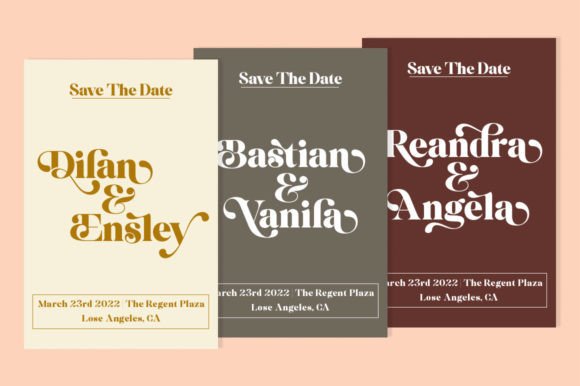 Karmella Font PNG with transparent background - Preview 4