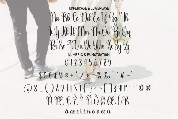 Love Friend Font PNG with transparent background - Preview 5