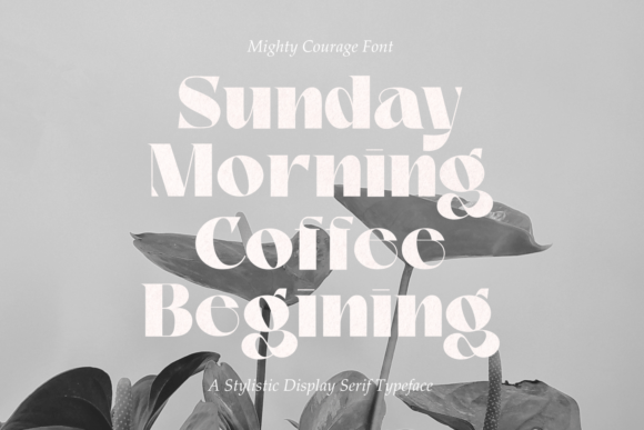 Mighty Courage Font PNG with transparent background - Preview 6