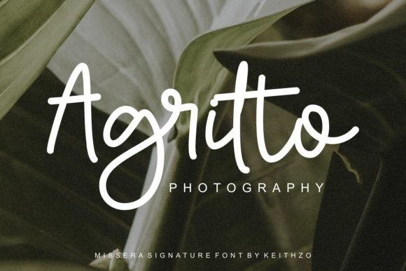 Missera Signature Font PNG with transparent background - Preview 2