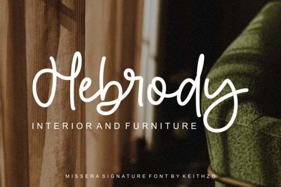 Missera Signature Font PNG with transparent background - Preview 4