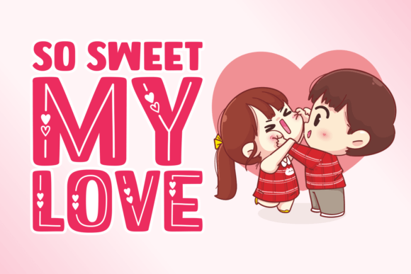 Need Love Font PNG with transparent background - Preview 3