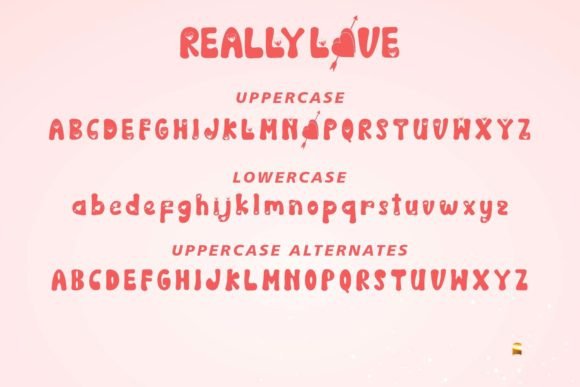 Really Love Font PNG with transparent background - Preview 6