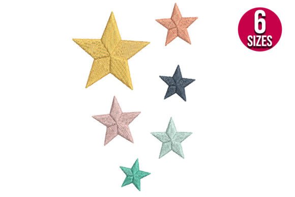 Stars Bed & Bath Embroidery Design By Nations Embroidery