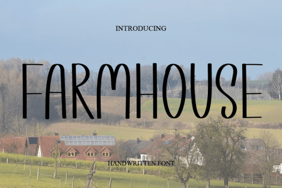 Farmhouse Fontes Script Fonte Por ArtLine Design