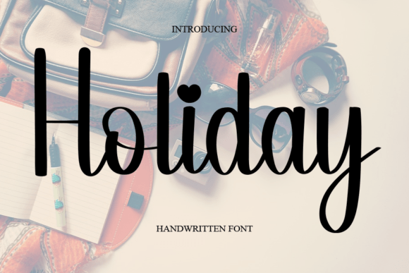 Holiday Fontes Script Fonte Por cans studio