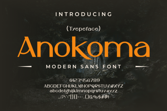 Anokoma Sans Serif Font By maikofarazhatta
