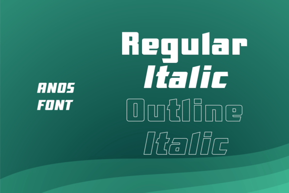 Anos Font - Preview 1