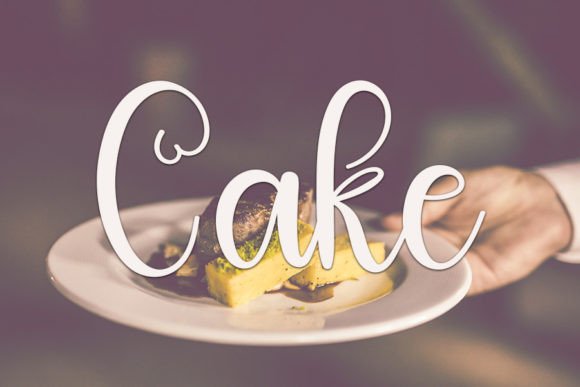 Cake Font - Preview 2