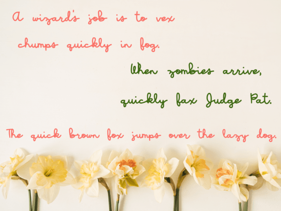 Daffodil Font - Preview 3