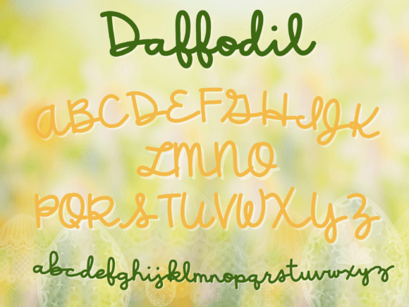 Daffodil Font - Preview 4