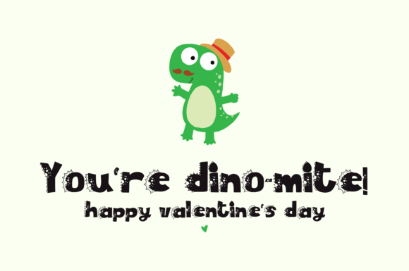 Dino Friend Font - Preview 3