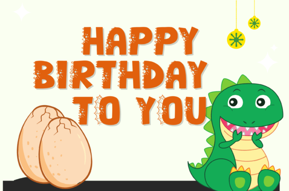 Dino Friend Font - Preview 4