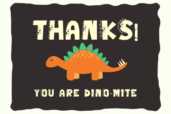 Dino Friend Font - Preview 6