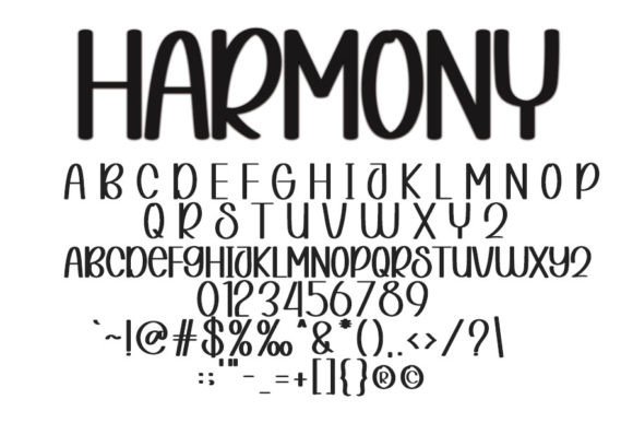Harmony Font - Preview 5