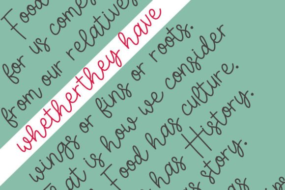 Jeli Font PNG with transparent background - Preview 1