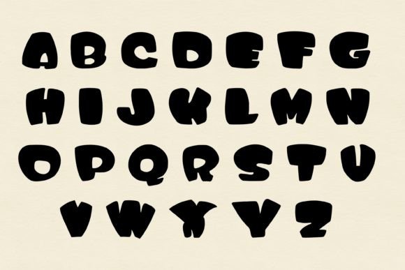 Little Mammoth Font PNG with transparent background - Preview 3