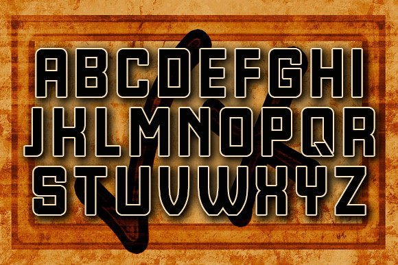 Pojah Font PNG with transparent background - Preview 2