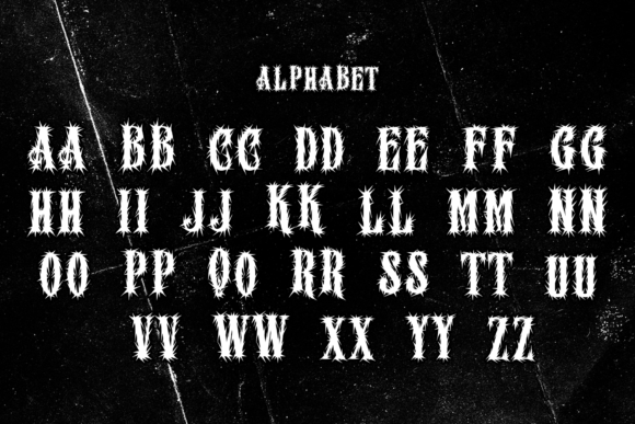 Salvators Font PNG with transparent background - Preview 1