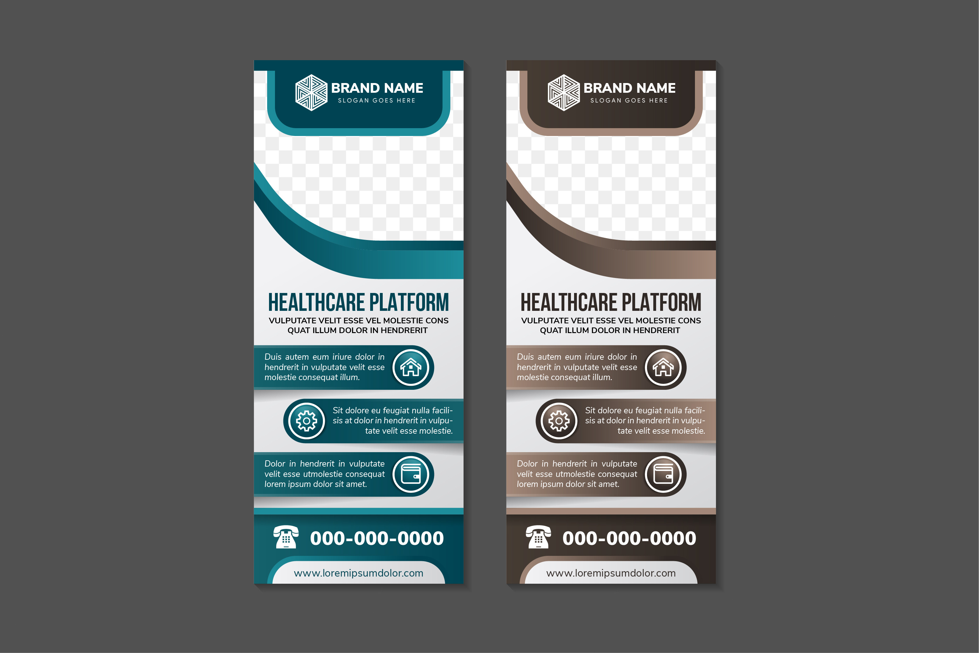 Healthcare Platform Vertical Banner Graphic by noory.shopper · Creative ...