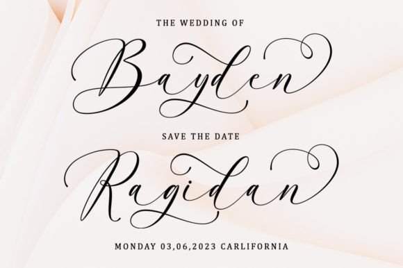 Angley Garden Font - Preview 1