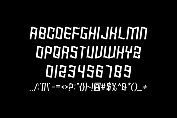 Breakton Font PNG with transparent background - Preview 3
