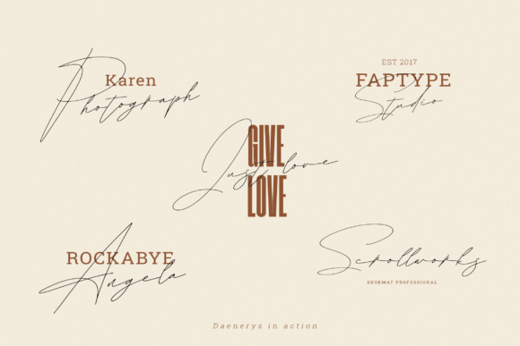 Daenerys Font - Preview 2