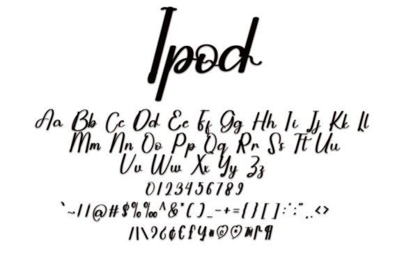 Ipod Font - Preview 4