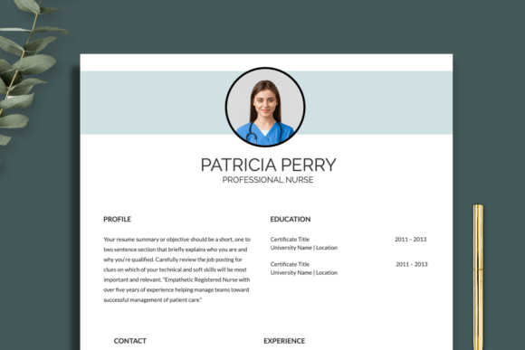 Registered Nurse Resume Template