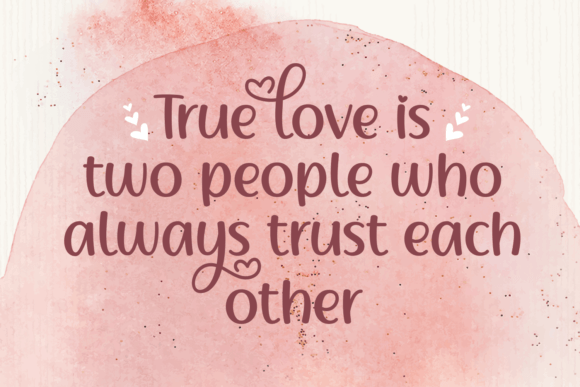 Sabrina Lovely Font PNG with transparent background - Preview 6