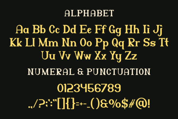 Archaic Display Font - Preview 1