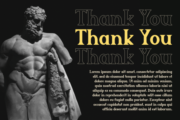 Archaic Display Font - Preview 2