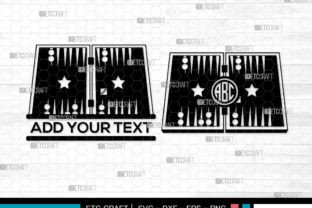 Backgammon SVG Monogram Graphic by Pixel Elites · Creative Fabrica
