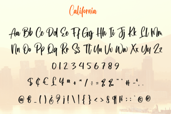 California Font - Preview 1