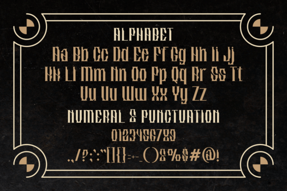 Crused Abaddon Font - Preview 1